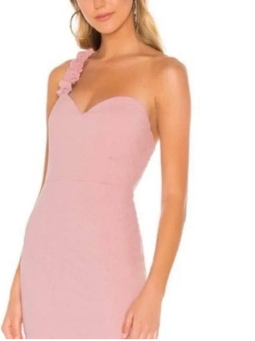 NWT Superdown Revolve One Shoulder Pink Mini Dress